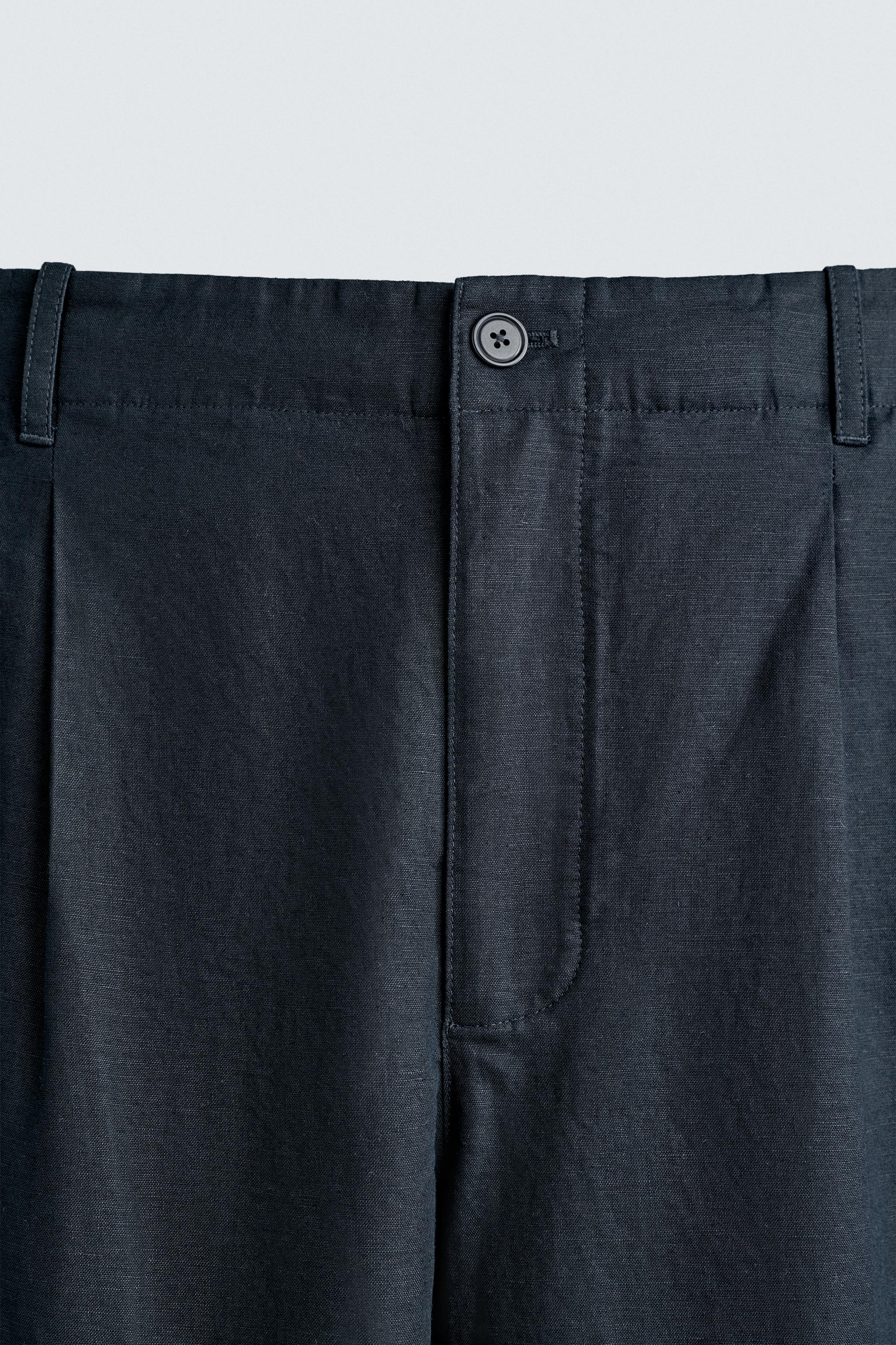 PANTALON COUPE DÉCONTRACTÉE CHANVRE - COTON